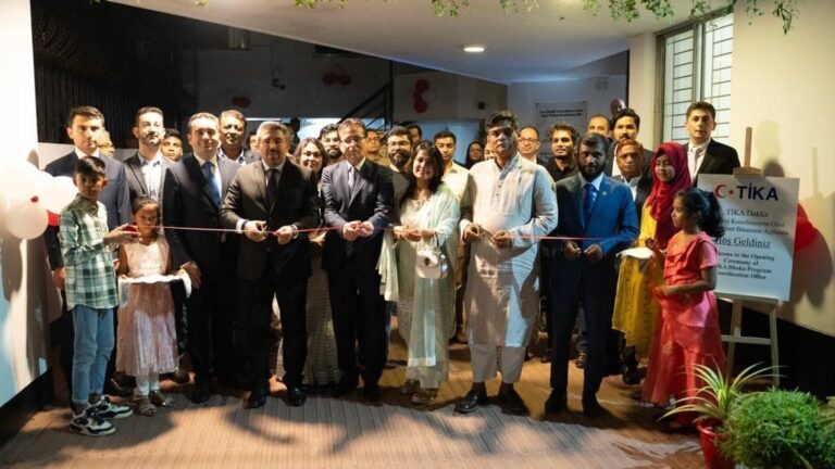 Inaugurazione del nuovo edificio di servizio della TIKA (Agenzia turca di cooperazione e coordinamento) Ufficio di coordinamento dei programmi di Dhaka