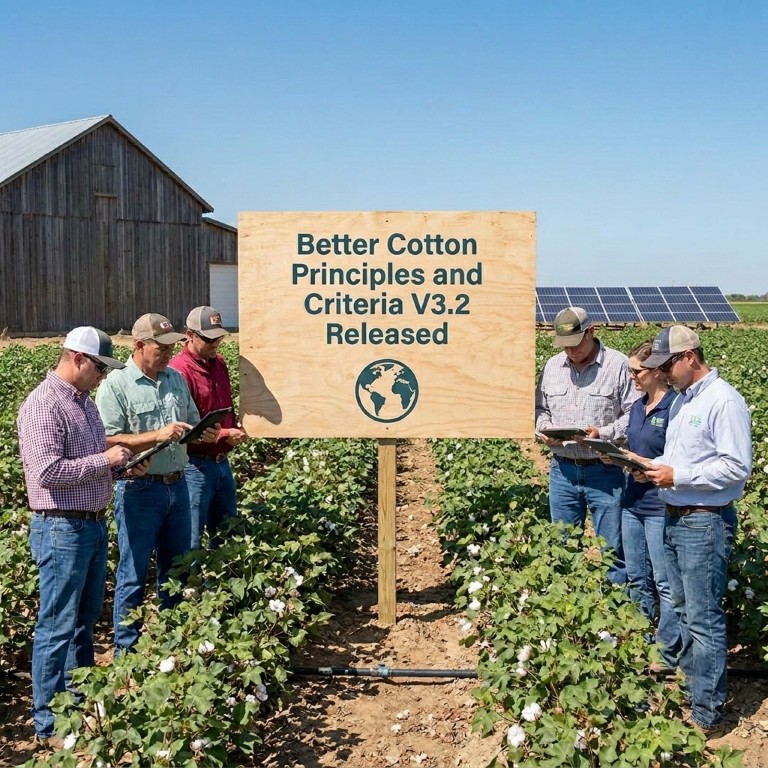 Una nuova era nella produzione sostenibile del cotone: pubblicati i Principi e Criteri Better Cotton V3.2