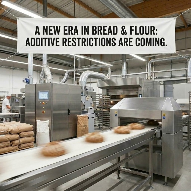 Una nuova era nella produzione di pane e farina: In arrivo restrizioni sugli additivi