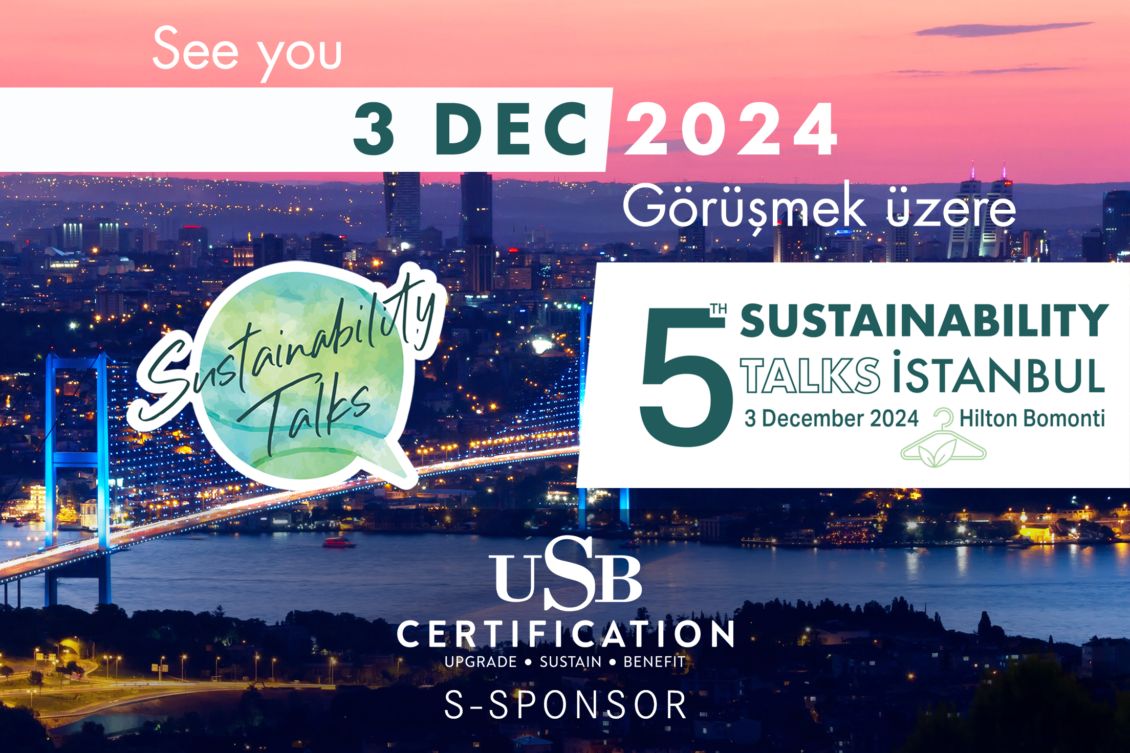 Join Us at Sustainability Talks Istanbul!