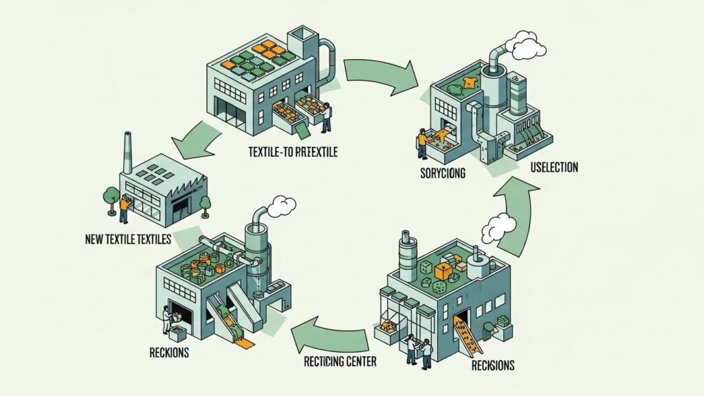 Re-START Alliance lancia il suo primo progetto per scalare il riciclo tessile fibra-a-fibra